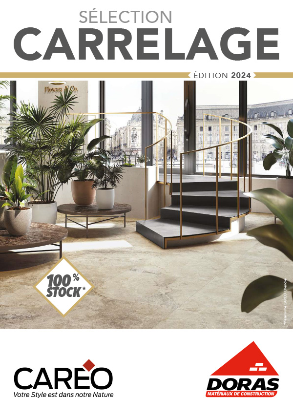 Couverture du catalogue sélection carrelage Caréo Doras